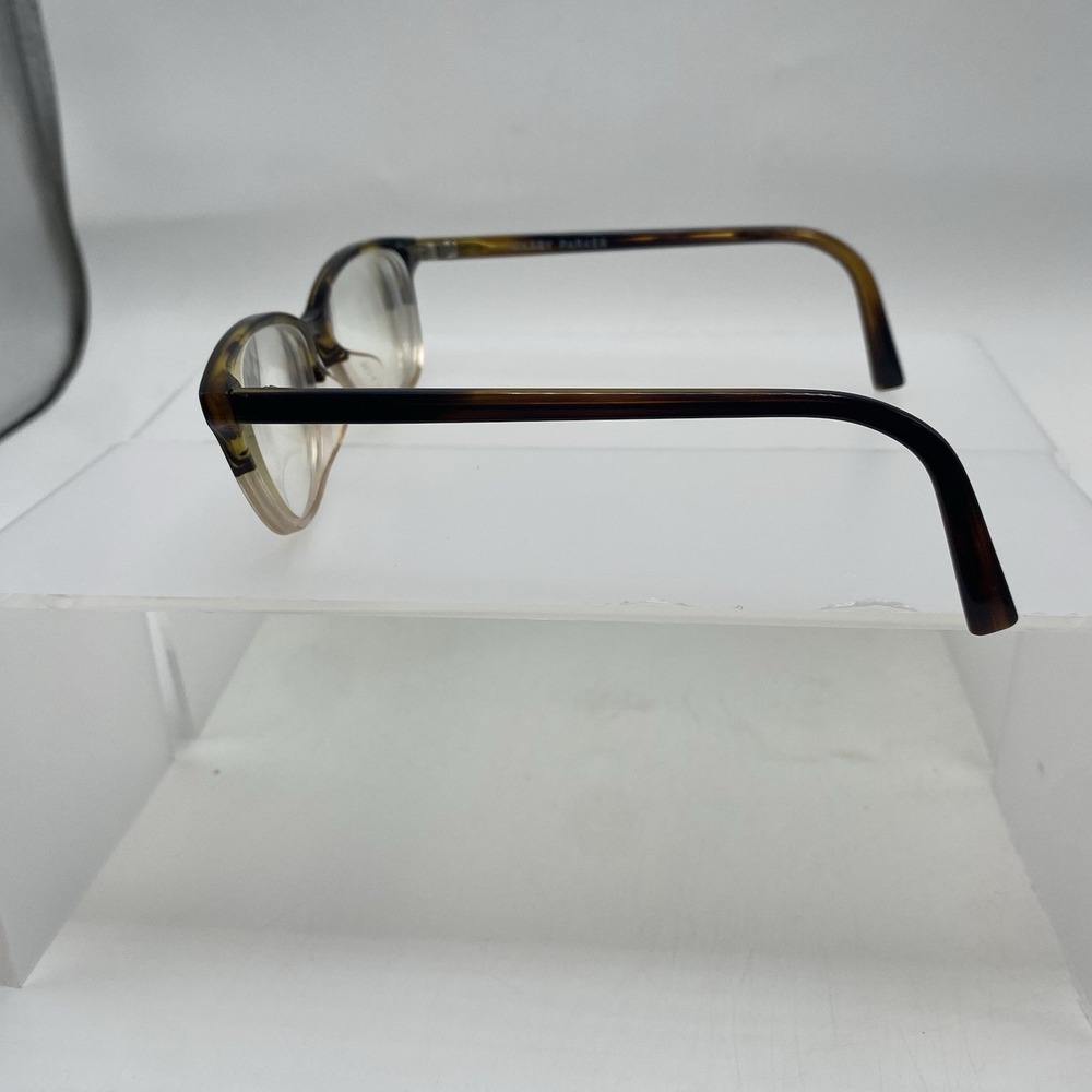 Warby Parker Eyeglasses Women FRAME ONLY Daisy Cat Eye 50-15-140 Brown Clear 531 - Picture 3 of 12